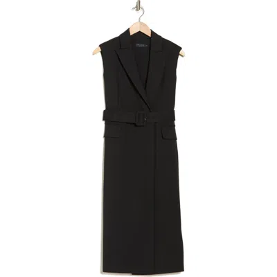 Ted Baker London Blazer Belted Midi Dress In Black