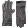 Ted Baker London Bow Faux Leather Gloves In Gray