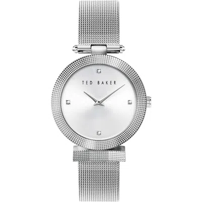 TED BAKER TED BAKER LONDON BOW MESH STRAP WATCH, 36MM