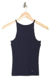 Ted Baker London Box Rib Knit Camisole In Navy