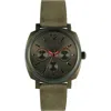 Ted Baker Men's Caine Green Leather Strap Watch 42mm In Green