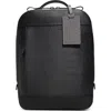 Ted Baker London Carlisle Leather Backpack In Black