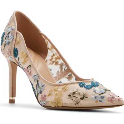 Ted Baker London Cassy Floral Embroidered Pump In Multi