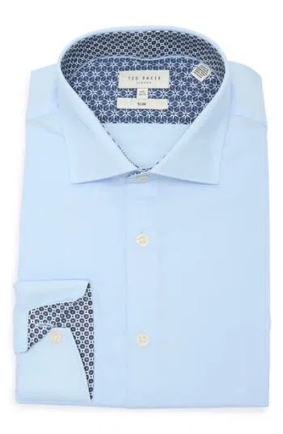 ted baker slim fit dress shirt Slim Fit Sateen Cotton Dress Shirt | Otilla main image 0