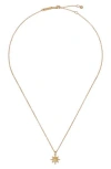 Ted Baker London Celtis Celestial Cubic Zirconia Star Pendant Necklace