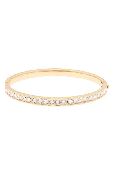 Ted Baker London Clemara Crystal Hinge Bangle Bracelet In Crystal/gold