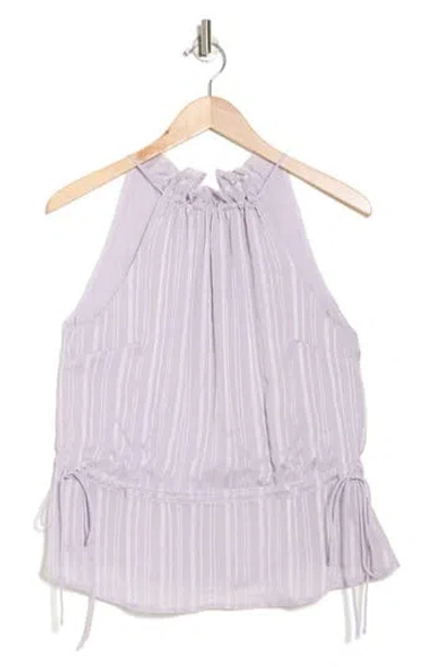 Ted Baker London Cliara Stripe Jacquard Halter Top In Lilac