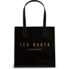 Ted Baker London Crinion Faux Leather Tote In Black