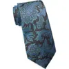 Ted Baker London Culpeper Twill Paisley Silk Blend Tie In Black