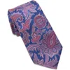 Ted Baker London Culpeper Twill Paisley Silk Blend Tie In Blue