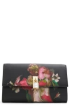 Ted Baker London Cyra Metallic Leather Crossbody Bag