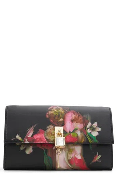 Ted Baker London Cyra Metallic Leather Crossbody Bag