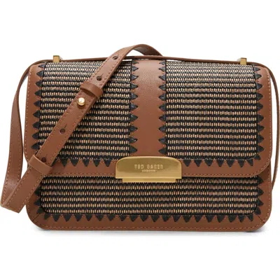 Ted Baker London Darcie Ray Convertible Crossbody Bag In Butterscotch