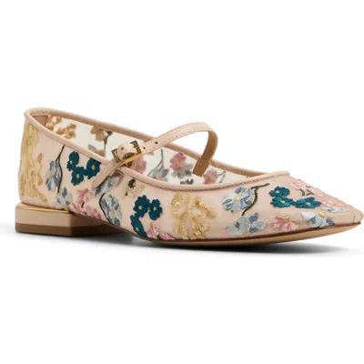 Ted Baker Daria Embroidered Flowers Mary Jane Ballet Flat Women In Assorted