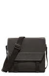 Ted Baker London Exeter Crossbody Messenger Bag In Dark Brown