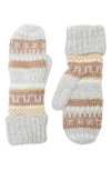Ted Baker London Fair Isle Knit Mittens In Blue