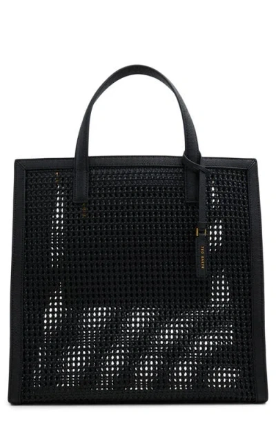 Ted Baker London Flo June Tote In Woven Charcoal