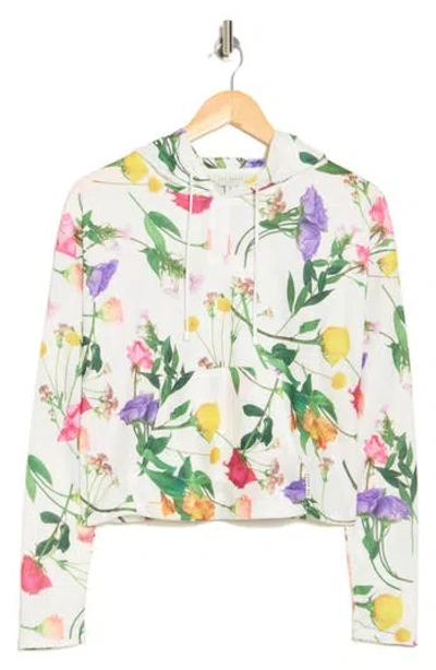 Ted Baker London Flourish Long John Hoodie In Scattered Bouquet