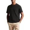 Ted Baker Frute Waffle Knit T-shirt In Black