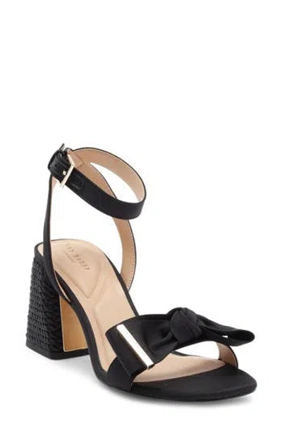 Ted Baker London Giana Block Heel Sandal In Black