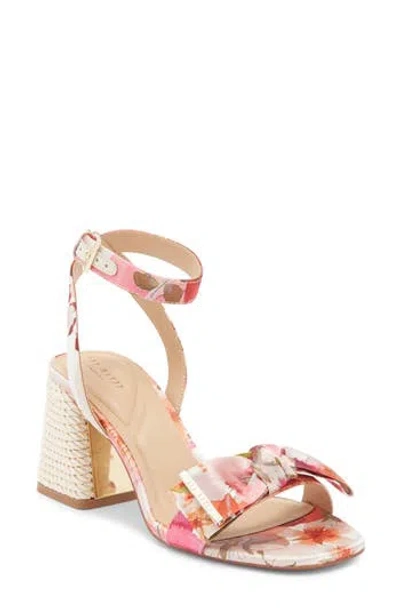 Ted Baker London Giana Block Heel Sandal In Multi
