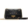 Ted Baker London Ginette Quilted Leather Convertible Crossbody Bag In Black