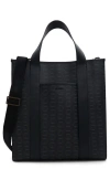 Ted Baker London Harrison Tote In Canvas Black Graphic