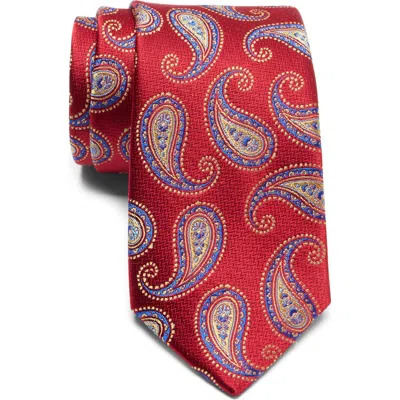 Ted Baker London Hatchard Ornate Paisley Silk Tie In Red