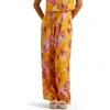Ted Baker Womens Orange Hitako Wide-leg High-rise Woven Trousers In Orange