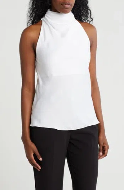 Ted Baker London Jadis Cowl Neck Satin Tank In White