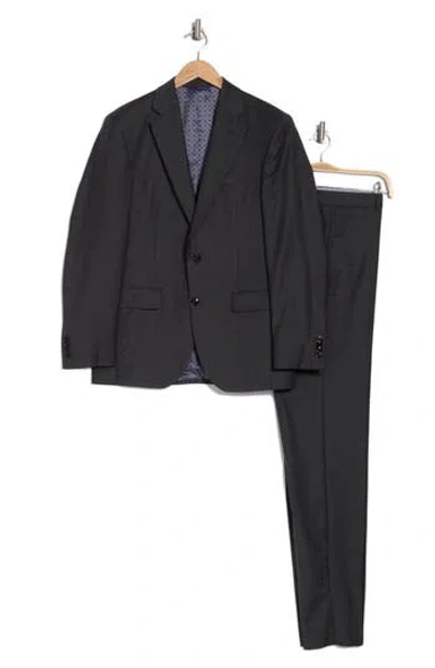 Ted Baker London Jarrow Plain Slim Fit Wool Suit In Navy
