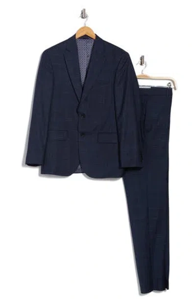 Ted Baker London Jarrow Plain Wool Suit In Navy