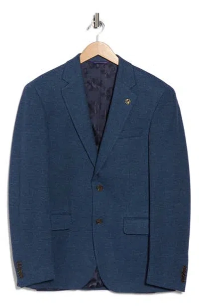 Ted Baker London Jarrow Slim Fit Blue Cotton Blazer