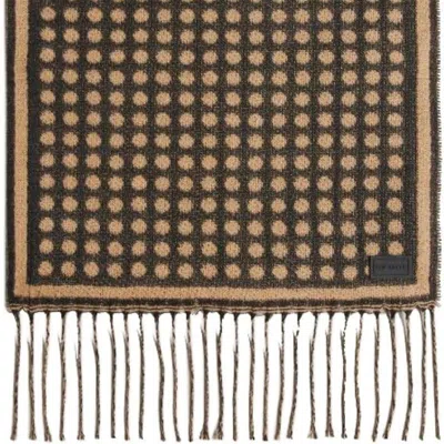 Ted Baker London Jasony Dot Woven Scarf Mxv, Camel In Brown