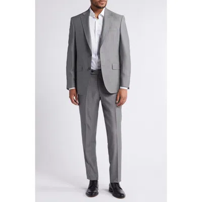 Ted Baker London Jay Trim Fit Wool Mélange Suit In Medium Grey