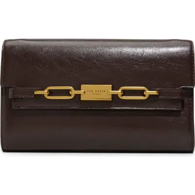 Ted Baker London Jean Crossbody Wallet In Brown