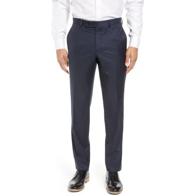 TED BAKER TED BAKER LONDON JEFFERSON FLAT FRONT WOOL DRESS PANTS