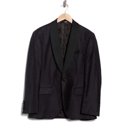 Ted Baker London Josh Shawl Collar Slim Fit Wool Sport Coat In Black