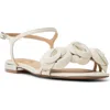 Ted Baker London June Ankle Strap Sandal In Ivory