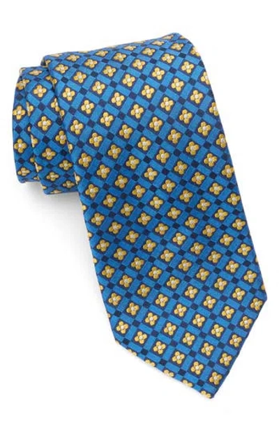 Ted Baker London Kennington Florette Silk Blend Tie In Yellow