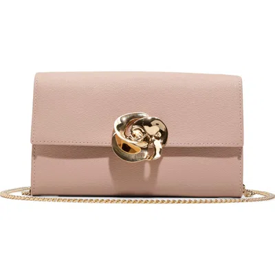 Ted Baker London Kira Rose Leather Crossbody Bag In Medium Pink