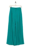 Ted Baker London Krissi High Waist Wide Leg Pants In Green