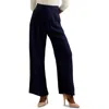 Ted Baker London Krissi High Waist Wide Leg Pants In Navy