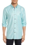 TED BAKER TED BAKER LONDON LAAVNO EXTRA SLIM FIT LINEN BLEND SPORT SHIRT