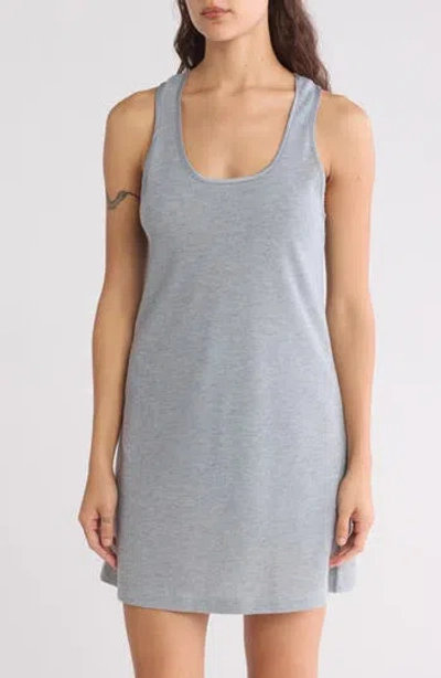 Ted Baker London Lace Racerback Chemise In Silver Heather