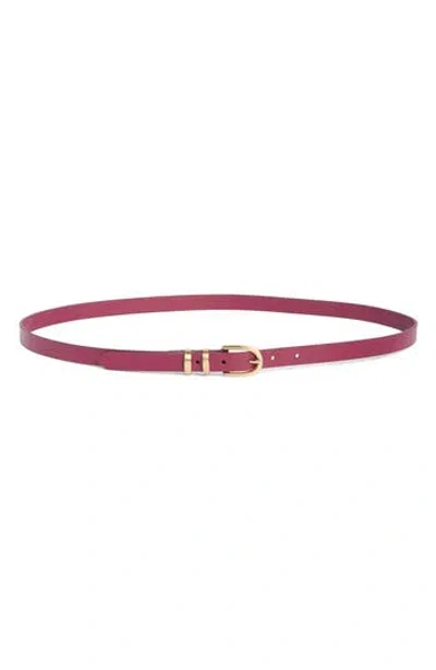 Ted Baker London Leather Belt In Pink