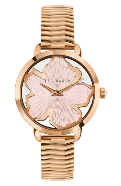 Ted Baker London Lilabel 2h Bracelet Watch, 36mm In Rose Gold/pink/rose Gold