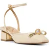 Ted Baker London Mabel Ankle Strap Pump In Ivory