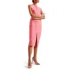 Ted Baker Tailored Midi Dress In Pink