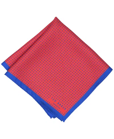 Ted Baker London Men's Pin Dot Pocket Square In Red
